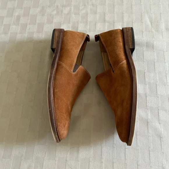 Warfield & Grand Suede Menlo Loafers in Rust Aurélien | Rust Suede Yacht Loafer main image 4